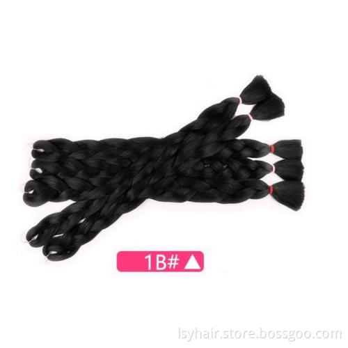 Crochet Braiding Ombre 60 Colors  24inches  Hair Extension Crochet Braids Jumbo Braids